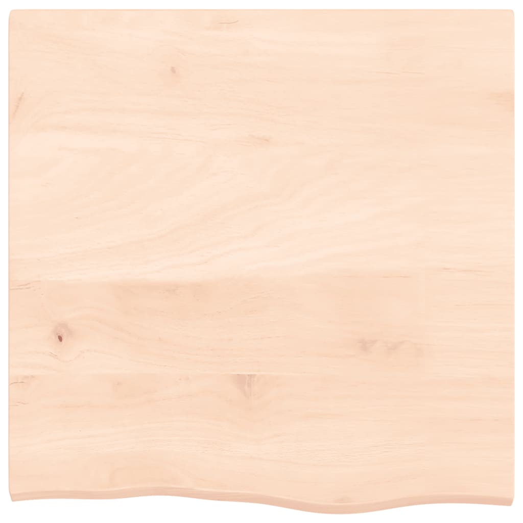 Dessus de table 60x60x2 cm bois de chêne massif non traité - XIOS