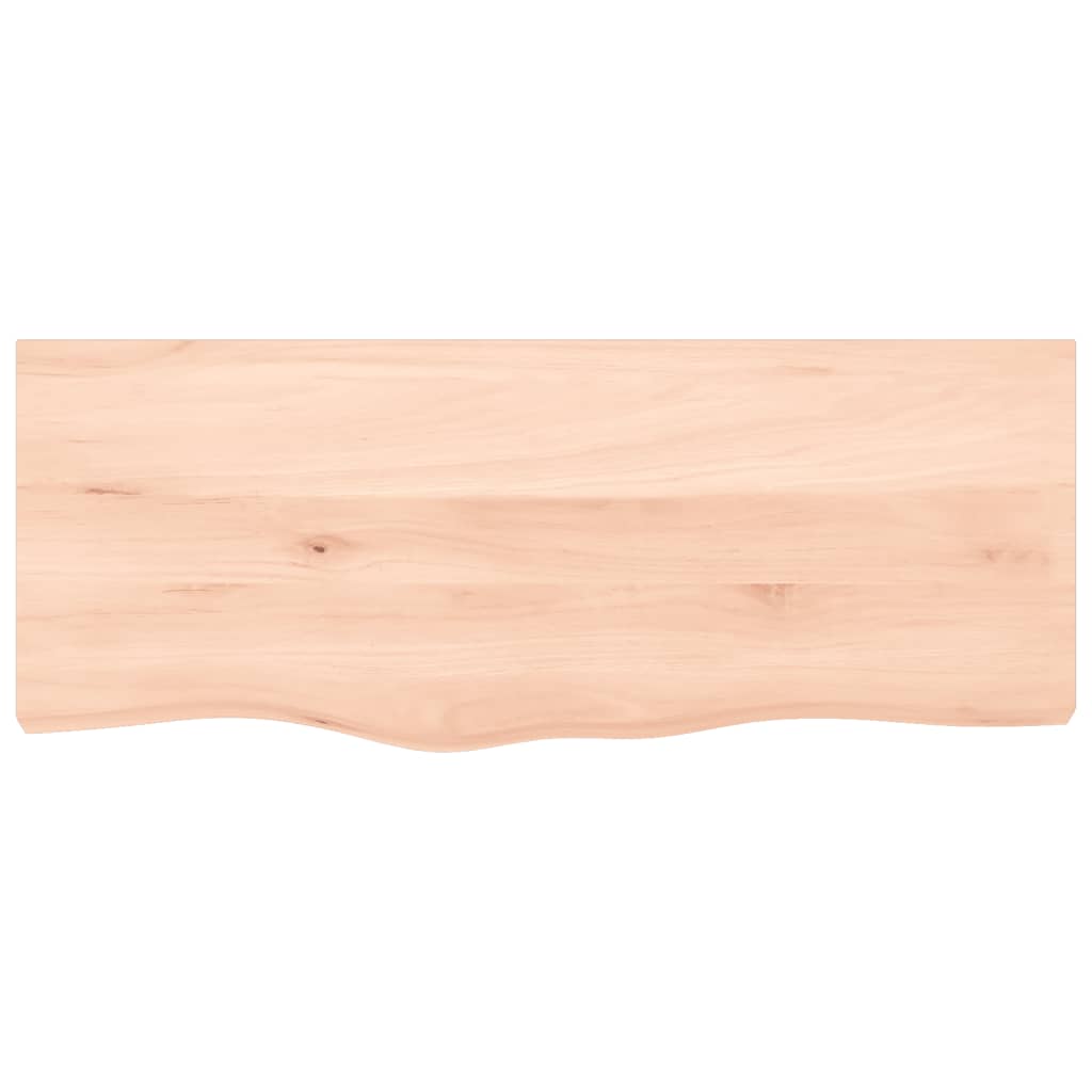 Dessus de table 100x40x2 cm bois de chêne massif non traité - XIOS