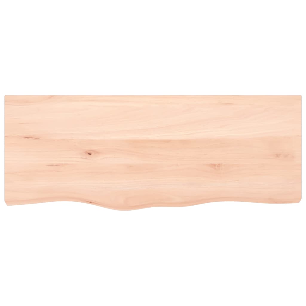 Dessus de table 100x40x(2-4) cm bois de chêne massif non traité - XIOS