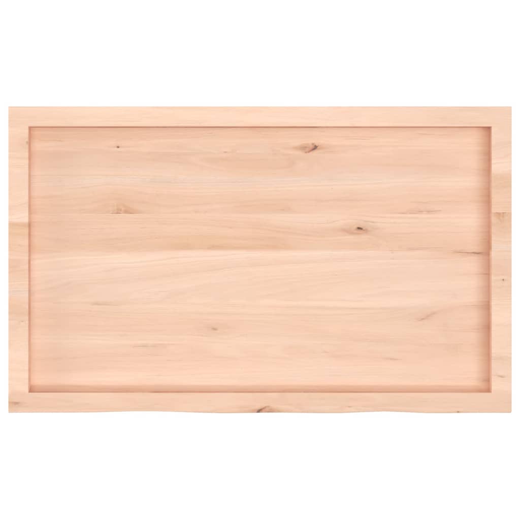 Dessus de table 100x60x(2-4) cm bois de chêne massif non traité - XIOS