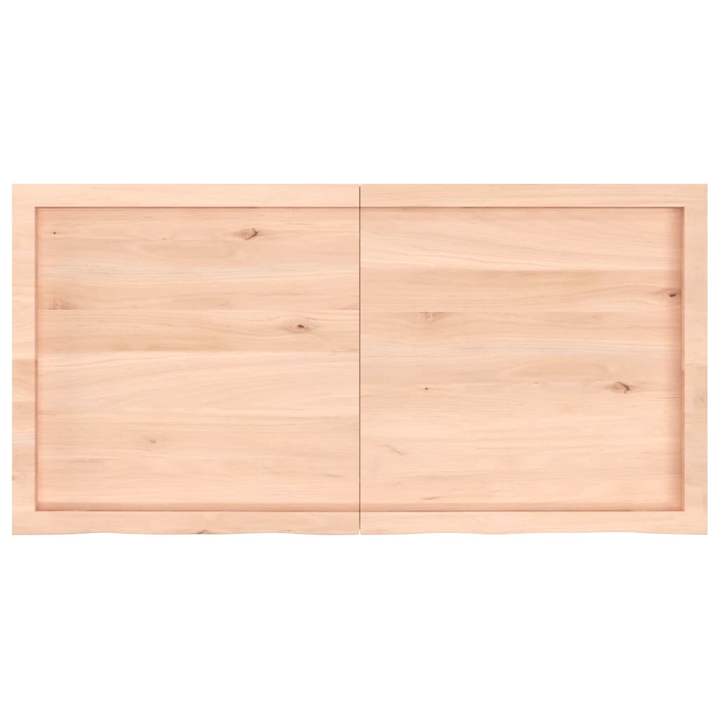 Dessus de table 120x60x(2-4) cm bois de chêne massif non traité - XIOS
