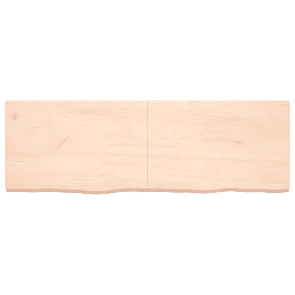 Dessus de table 180x60x(2-6) cm bois de chêne massif non traité - XIOS