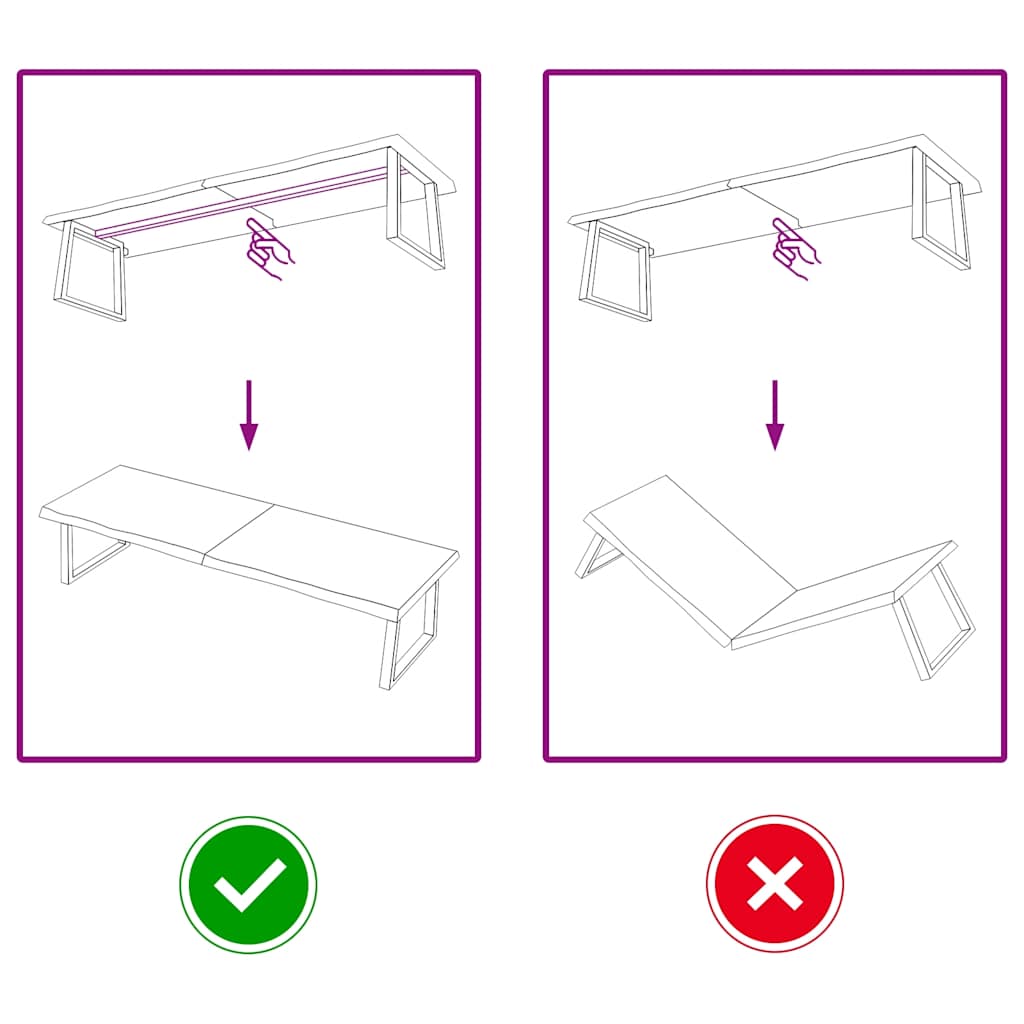 Dessus de table 180x60x(2-6) cm bois de chêne massif non traité - XIOS