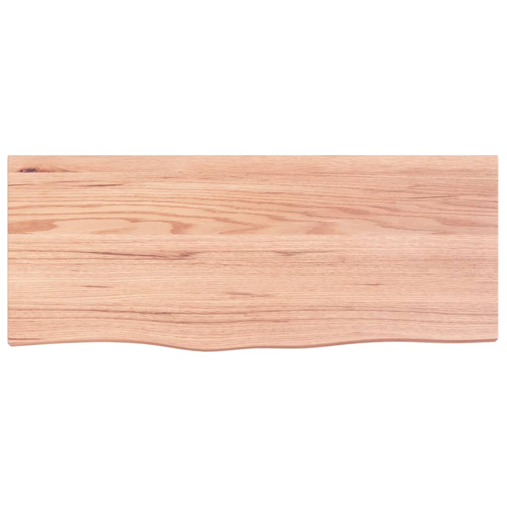 Dessus de table marron clair bois chêne massif traité - XIOS