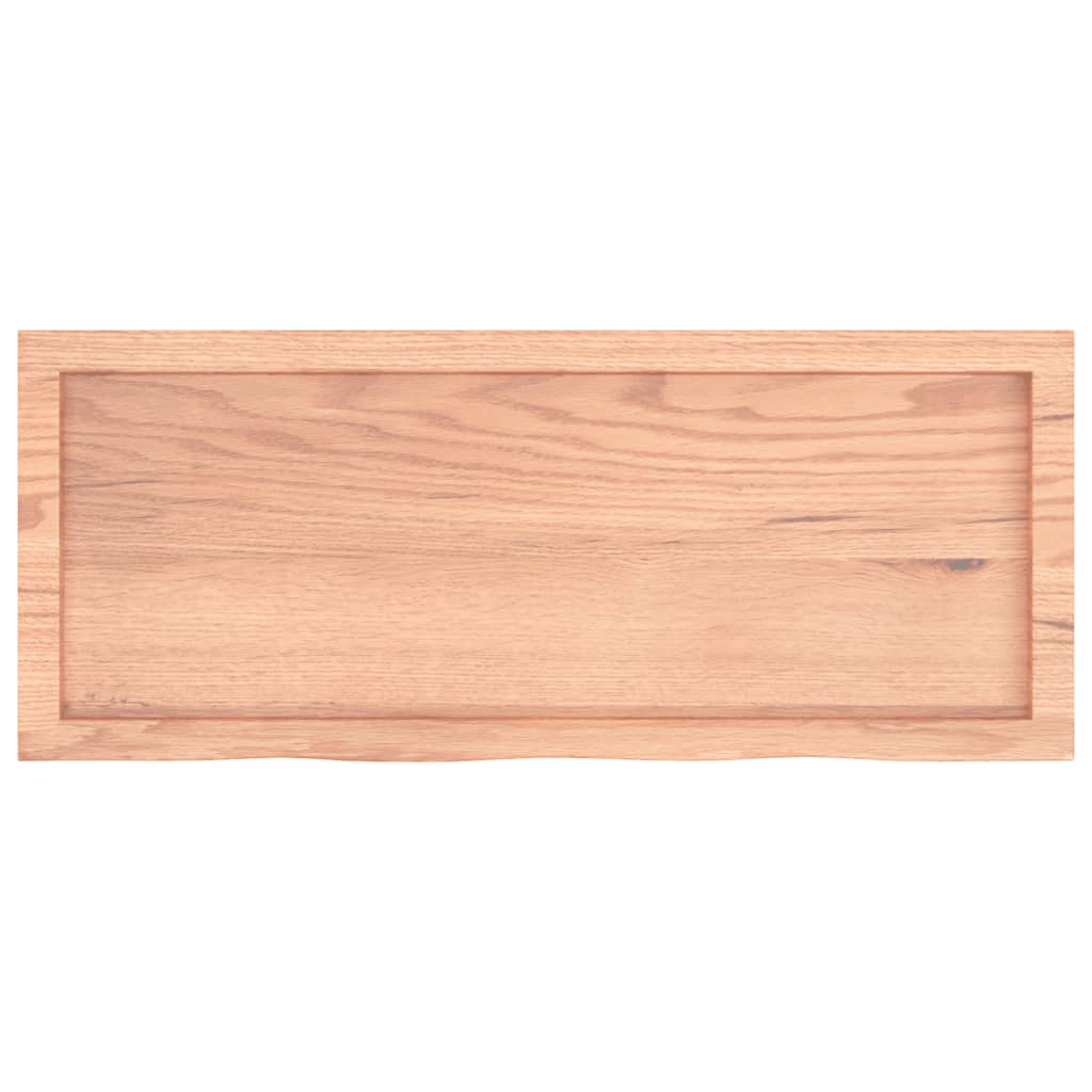 Dessus de table marron clair bois chêne massif traité - XIOS