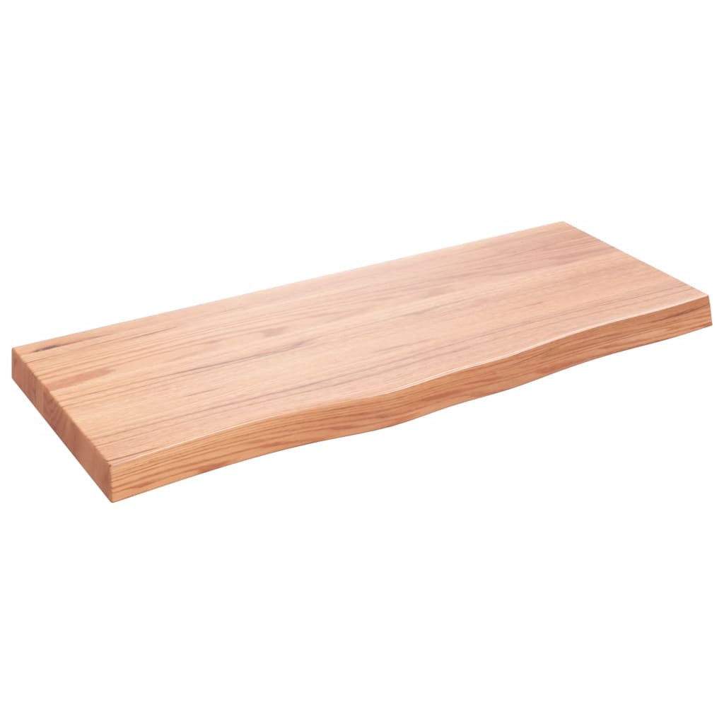 Dessus de table marron clair bois chêne massif traité - XIOS