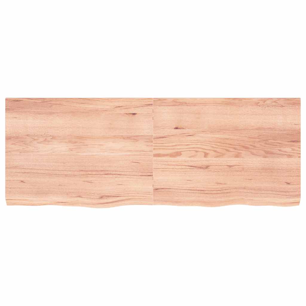 Dessus de table marron clair bois chêne massif traité - XIOS