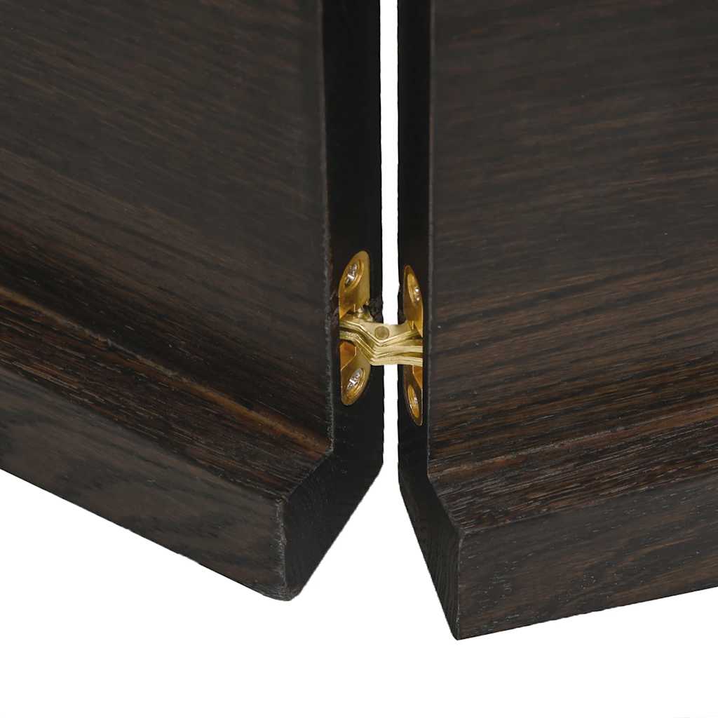 Dessus de table marron foncé bois chêne massif traité - XIOS