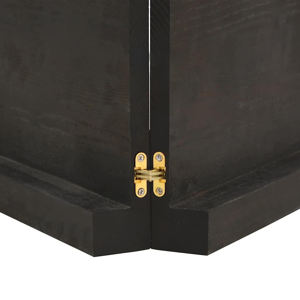 Dessus de table marron foncé bois chêne massif traité - XIOS