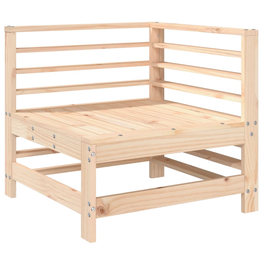 Salon de jardin 7 pcs Bois de pin massif