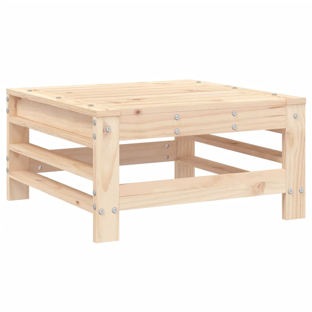 Salon de jardin 7 pcs Bois de pin massif