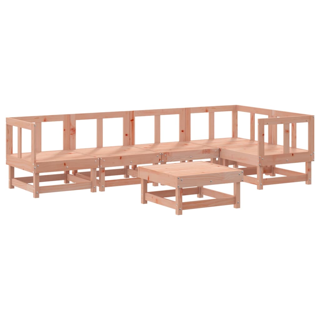 Salon de jardin 6 pcs bois massif douglas - XIOS