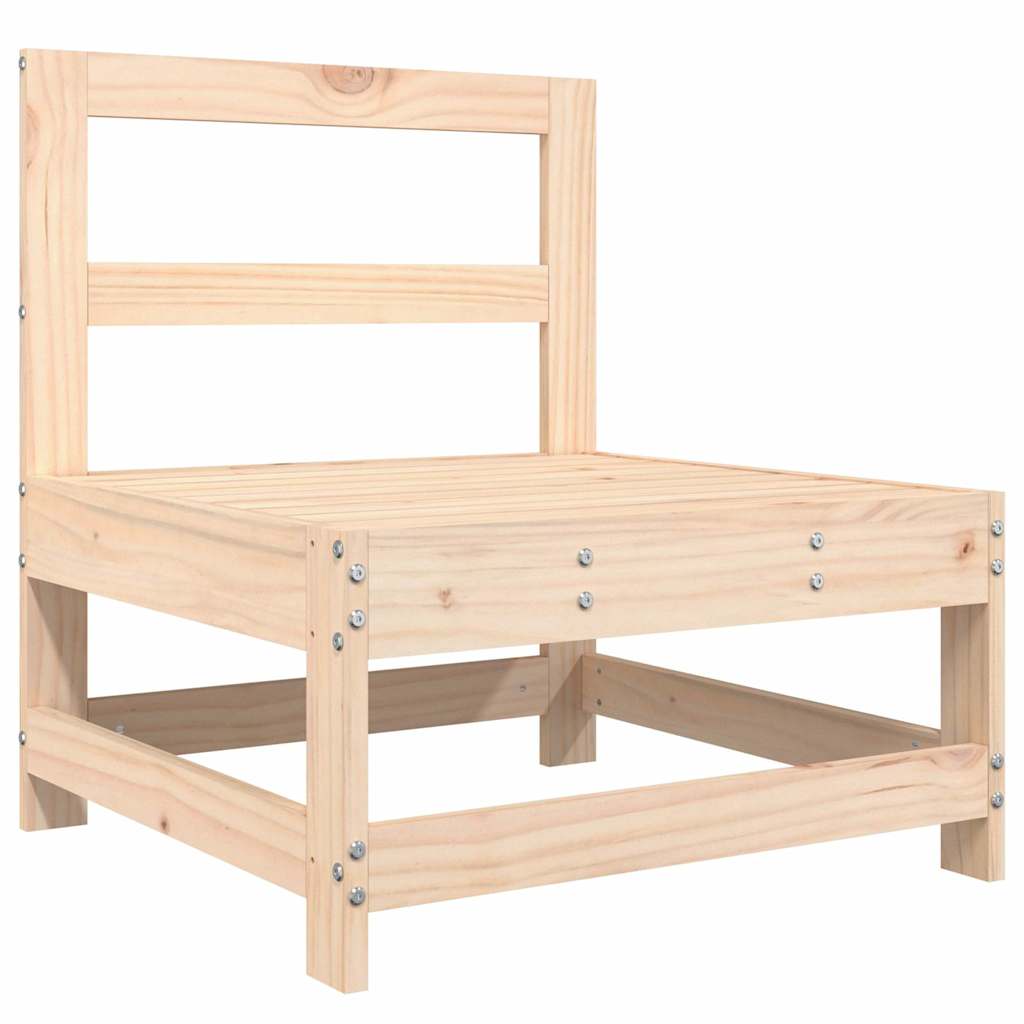 Salon de jardin 6 pcs Bois de pin massif