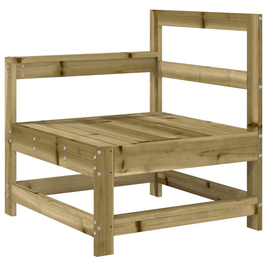 Salon de jardin 6 pcs bois de pin imprégné