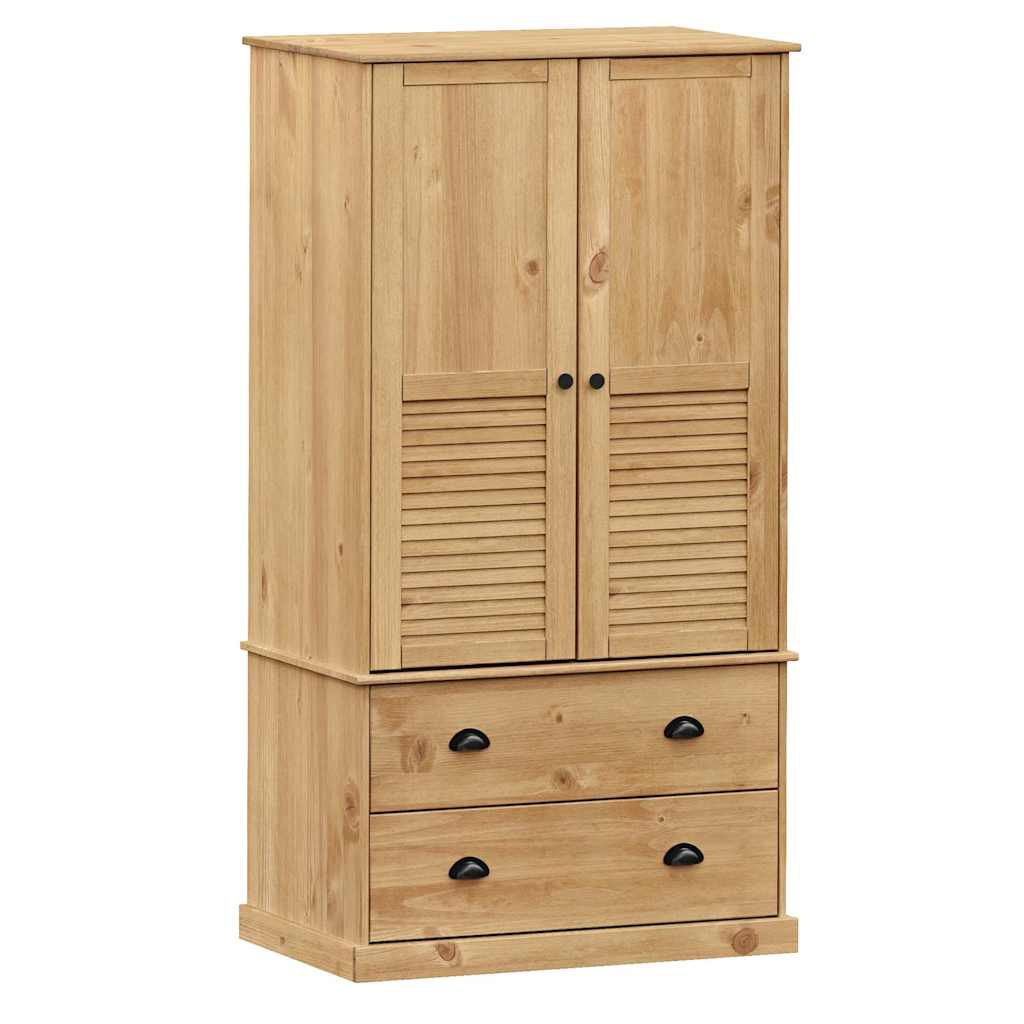 Garde-robe VIGO 90x55x170 cm bois massif de pin - XIOS