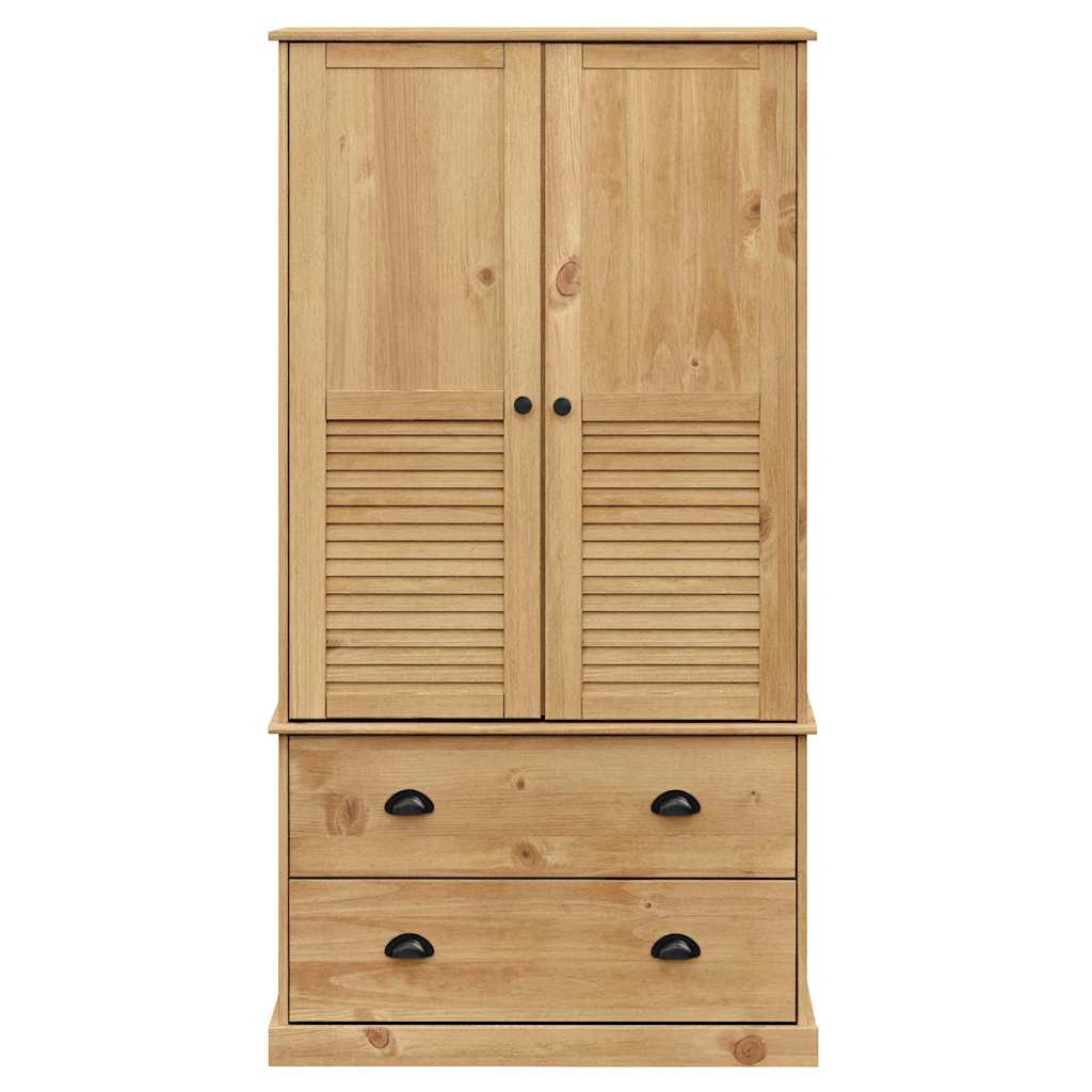 Garde-robe VIGO 90x55x170 cm bois massif de pin - XIOS