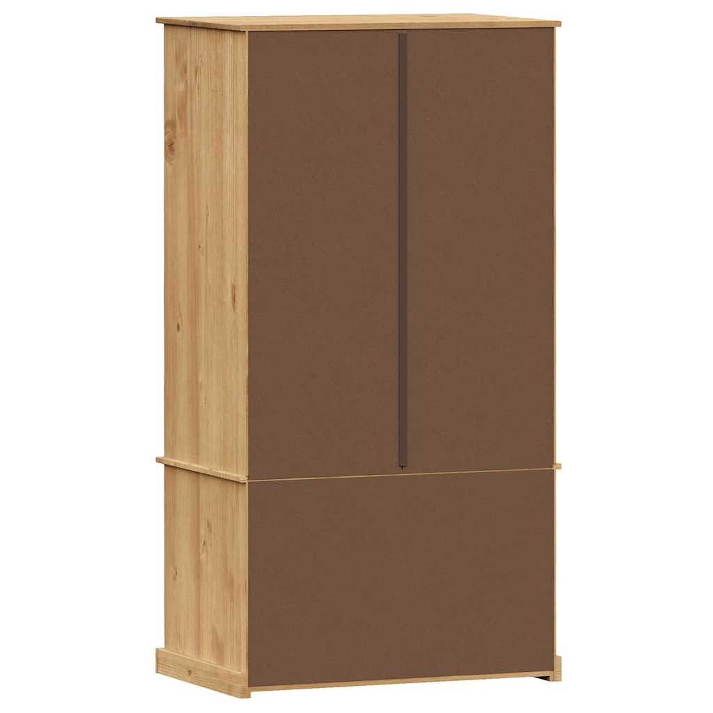 Garde-robe VIGO 90x55x170 cm bois massif de pin - XIOS