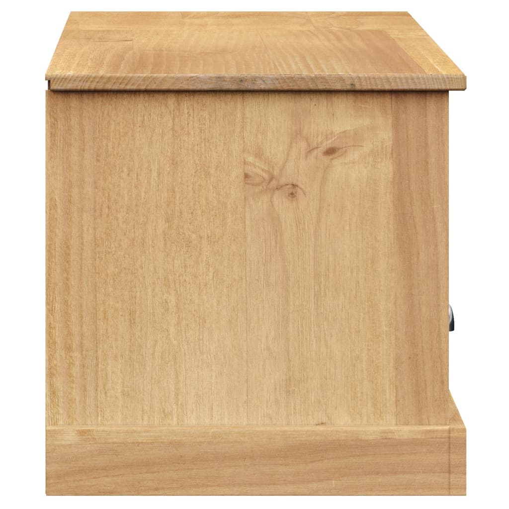 Meuble TV VIGO 156x40x40 cm bois massif de pin - XIOS