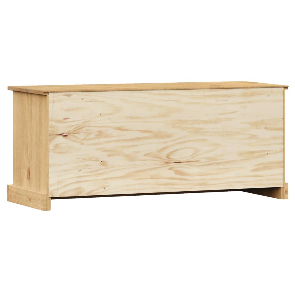 Banc à chaussures VIGO 106x35x45 cm bois massif de pin - XIOS