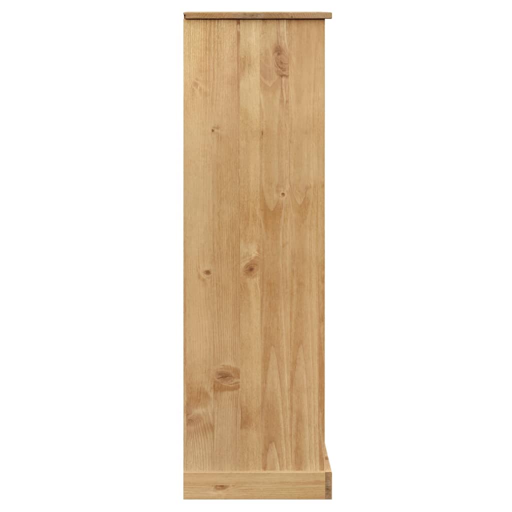 Bibliothèque VIGO 90x35x114,5 cm bois massif de pin - XIOS
