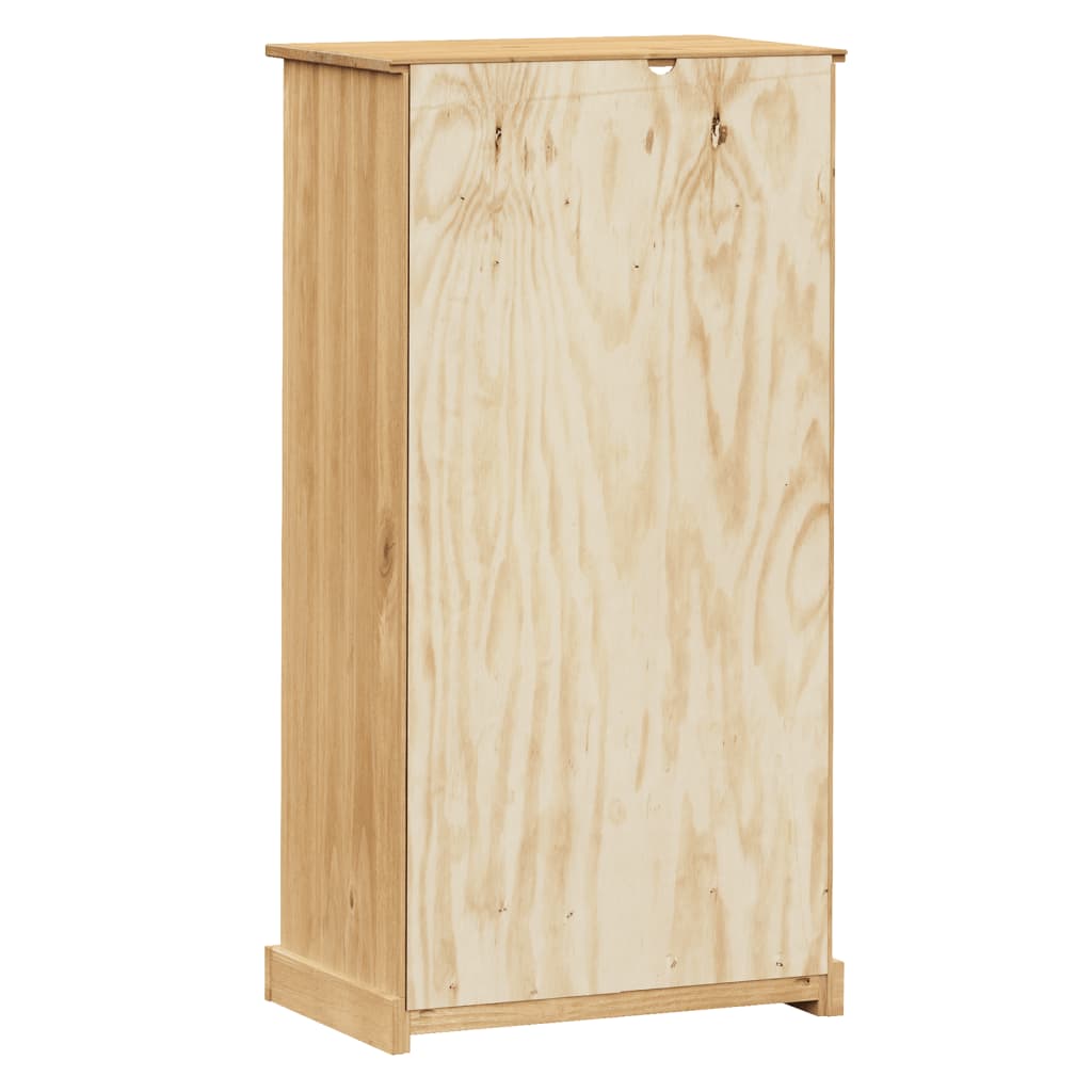 Bibliothèque VIGO 60x35x114,5 cm bois massif de pin - XIOS