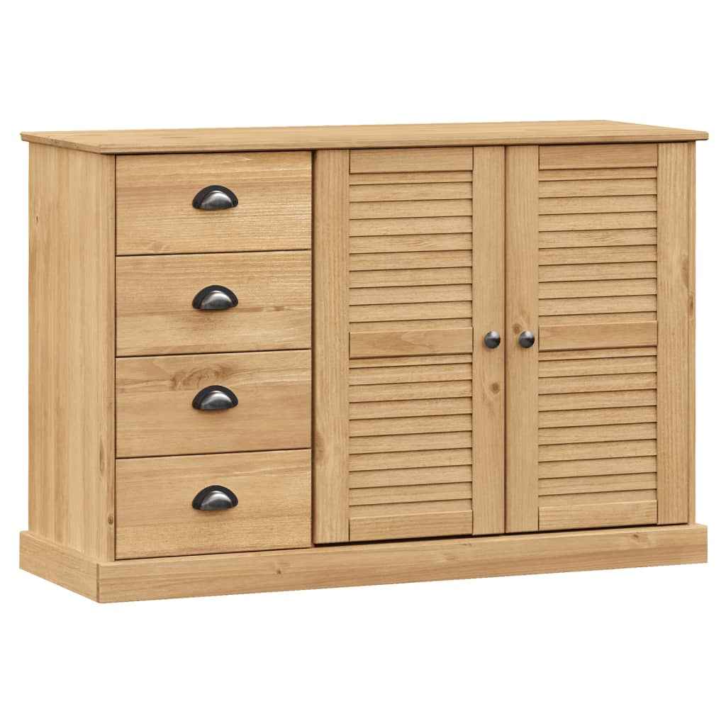 Buffet avec tiroirs VIGO 113x40x75 cm bois massif de pin - XIOS