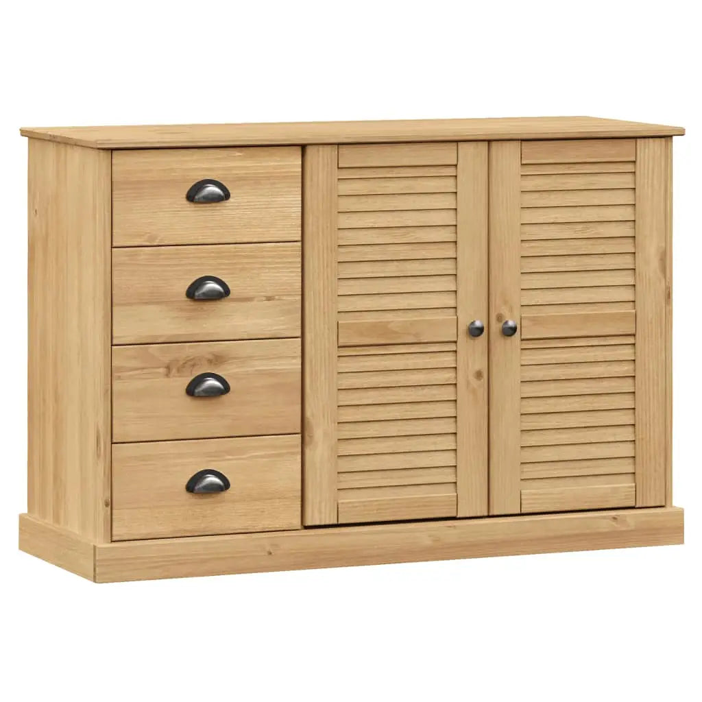 Buffet avec tiroirs VIGO 113x40x75 cm bois massif de pin - XIOS