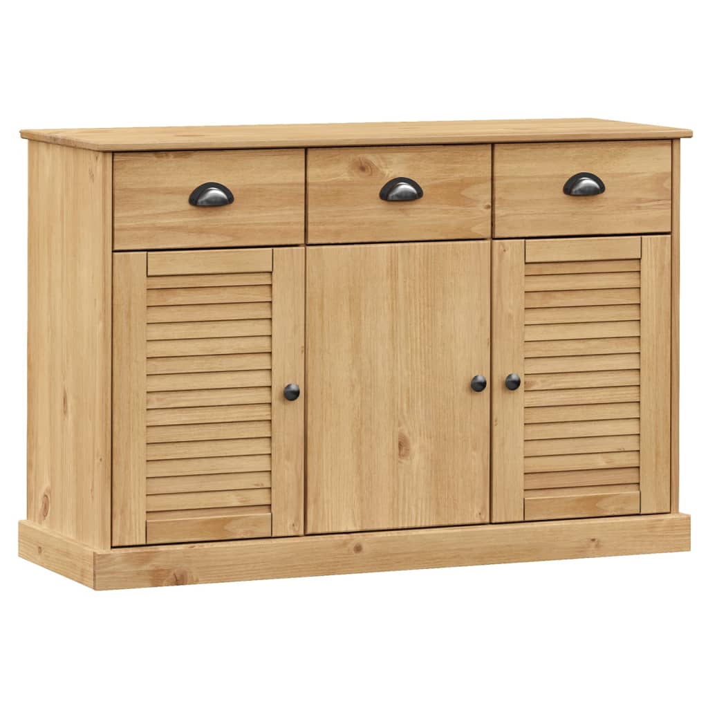 Buffet avec tiroirs VIGO 113x40x75 cm bois massif de pin - XIOS