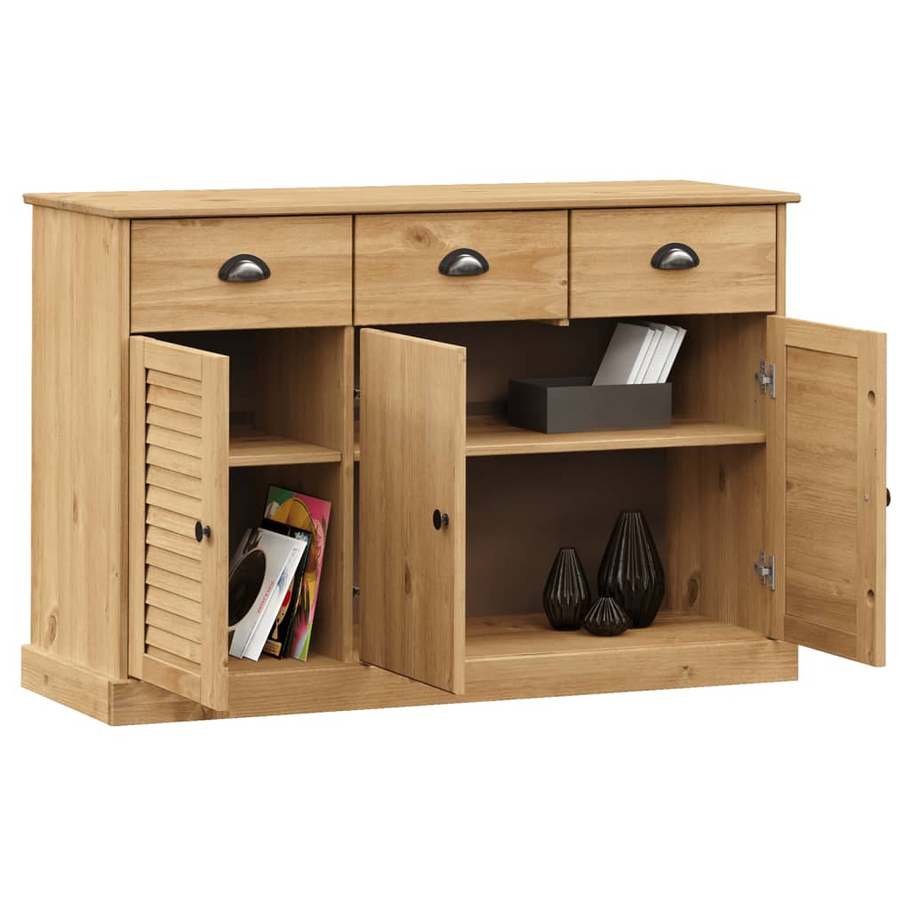 Buffet avec tiroirs VIGO 113x40x75 cm bois massif de pin - XIOS