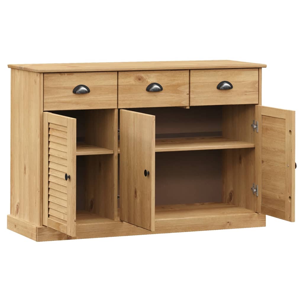 Buffet avec tiroirs VIGO 113x40x75 cm bois massif de pin - XIOS