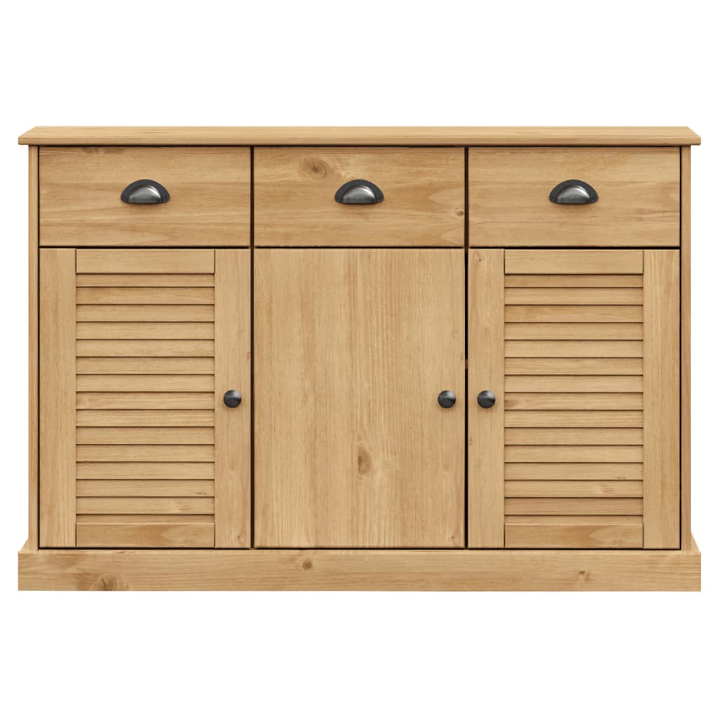 Buffet avec tiroirs VIGO 113x40x75 cm bois massif de pin - XIOS