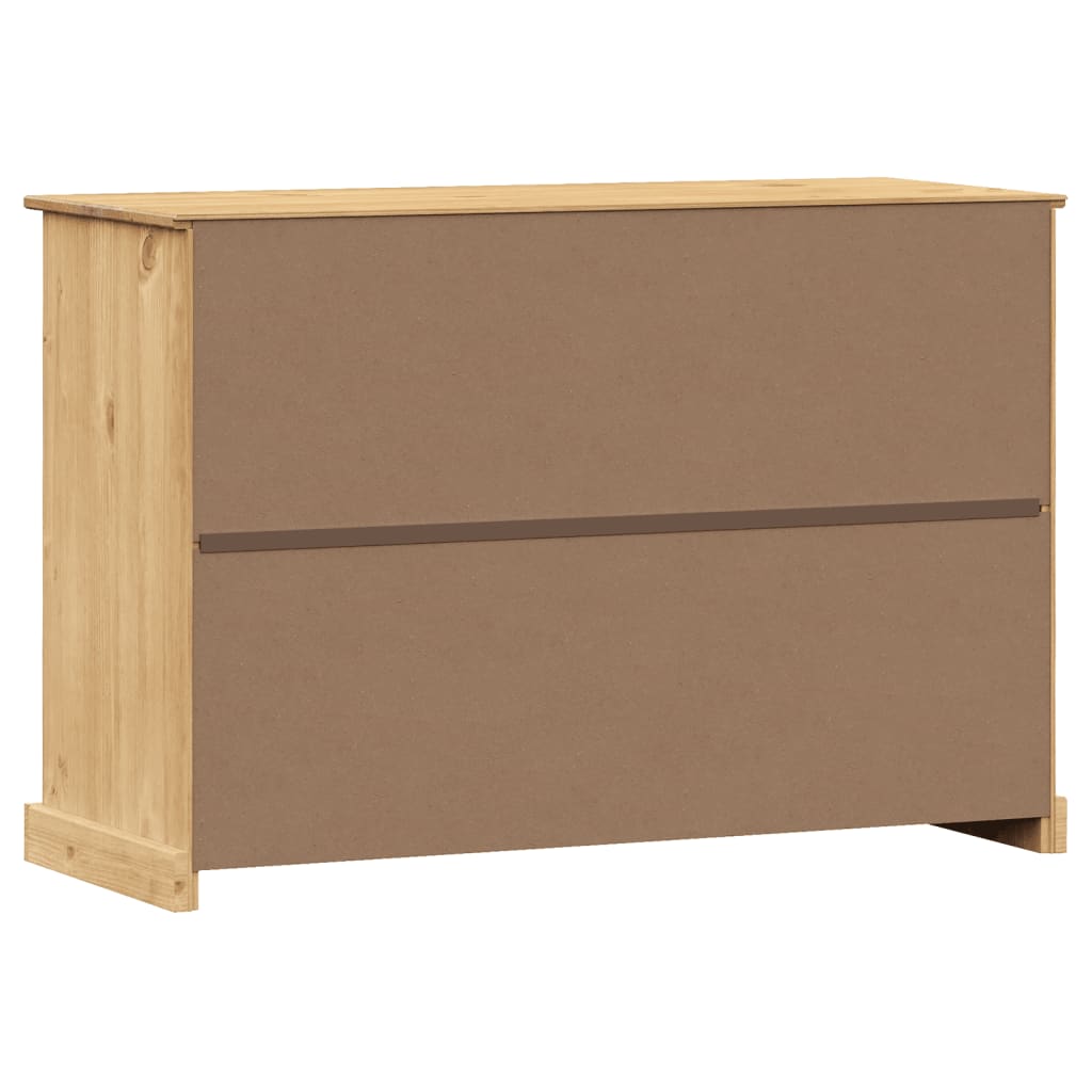Buffet avec tiroirs VIGO 113x40x75 cm bois massif de pin - XIOS
