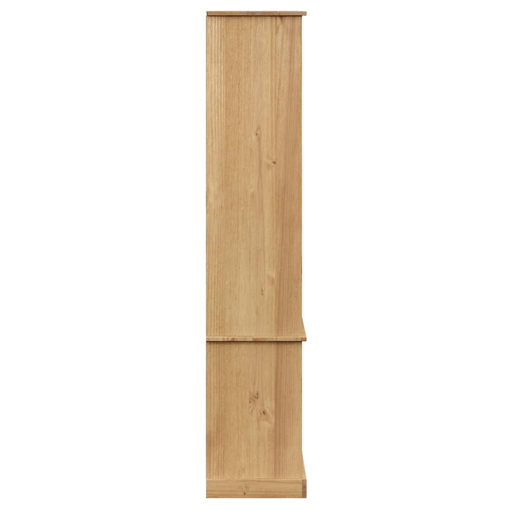 Vitrine en verre VIGO 85x35x170 cm bois massif de pin