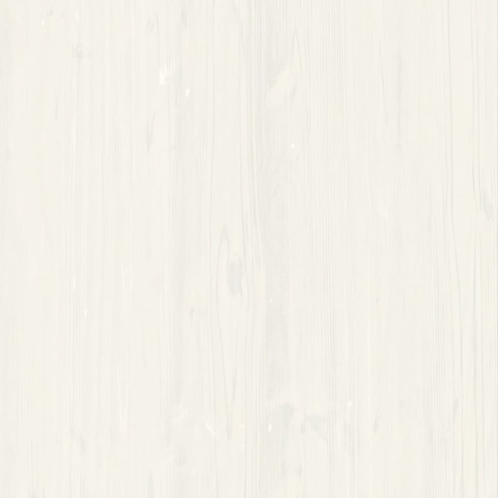 Vitrine en verre VIGO blanc 85x35x170 cm bois massif de pin - XIOS