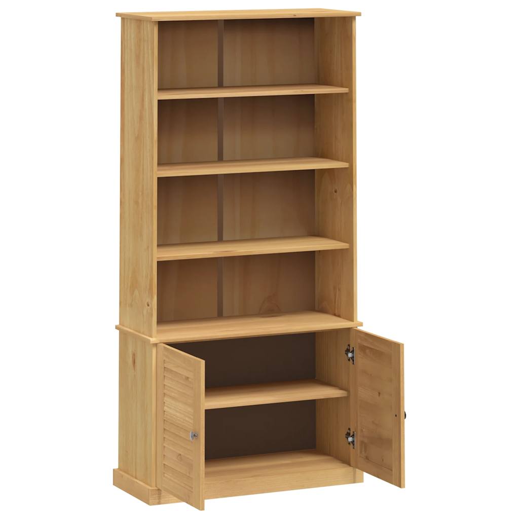 Bibliothèque VIGO 85x35x170 cm bois massif de pin - XIOS