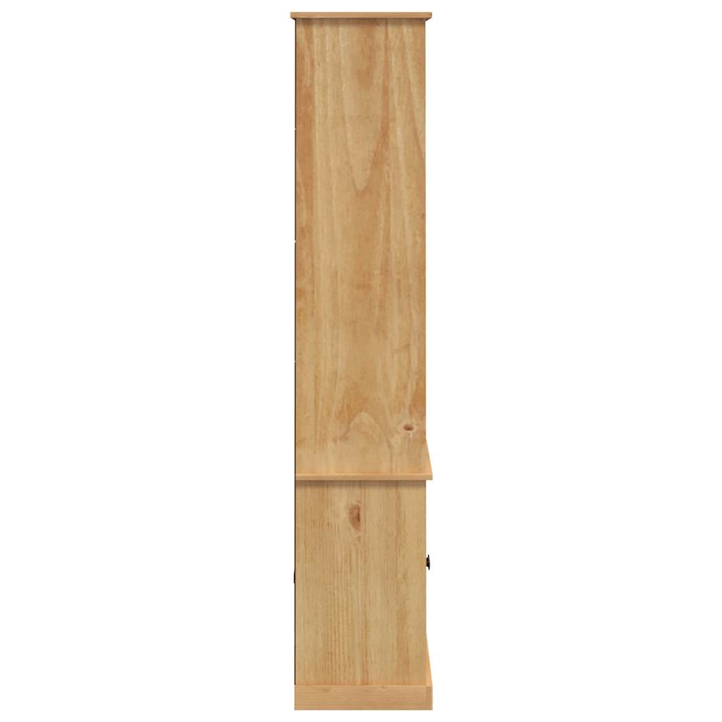 Bibliothèque VIGO 85x35x170 cm bois massif de pin - XIOS