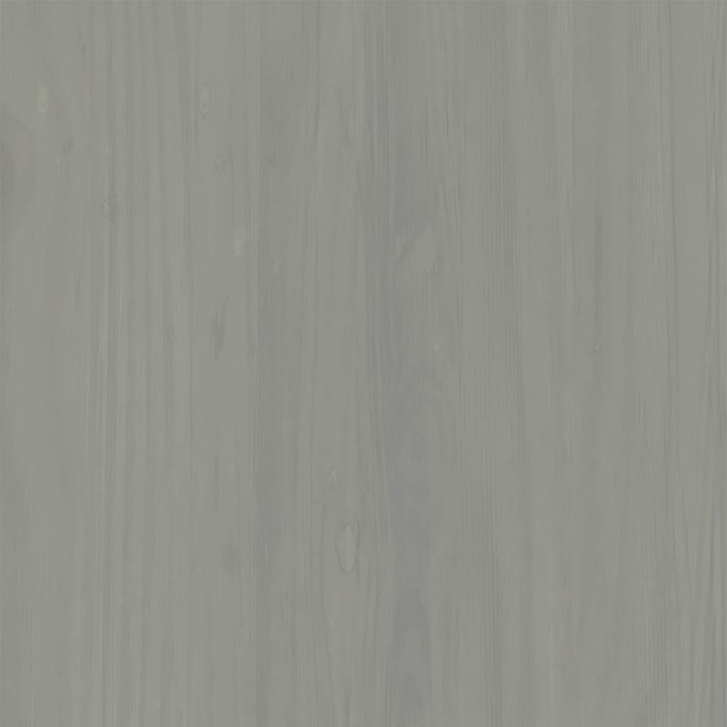 Bibliothèque VIGO gris 85x35x170 cm bois massif de pin - XIOS