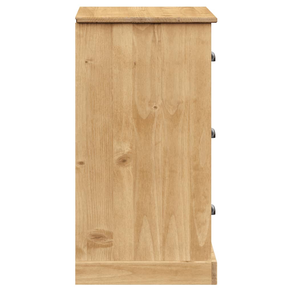 Buffet avec tiroirs VIGO 78x40x75 cm bois massif de pin - XIOS