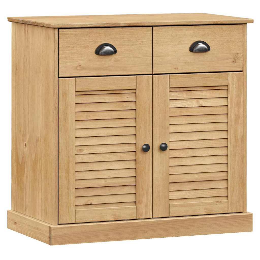 Buffet avec tiroirs VIGO 78x40x75 cm bois massif de pin - XIOS