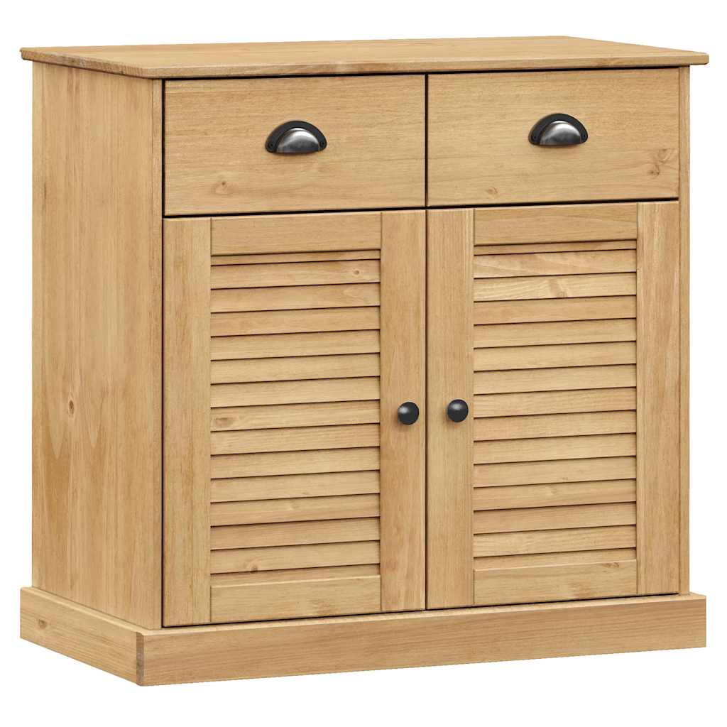 Buffet avec tiroirs VIGO 78x40x75 cm bois massif de pin - XIOS