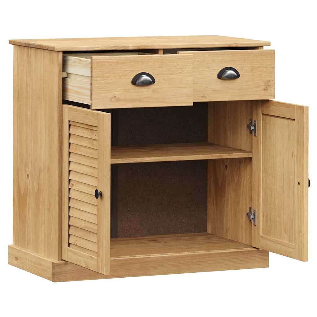 Buffet avec tiroirs VIGO 78x40x75 cm bois massif de pin - XIOS