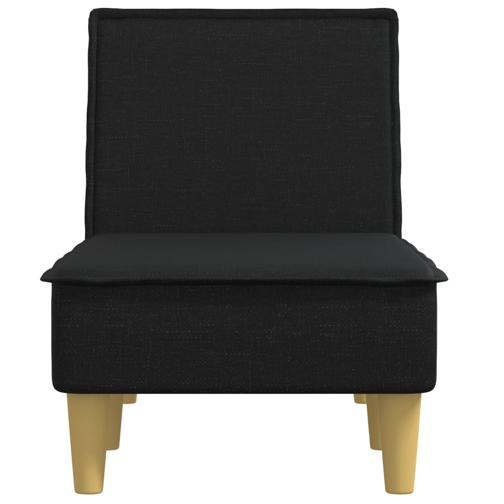 Chaise longue noir tissu - XIOS
