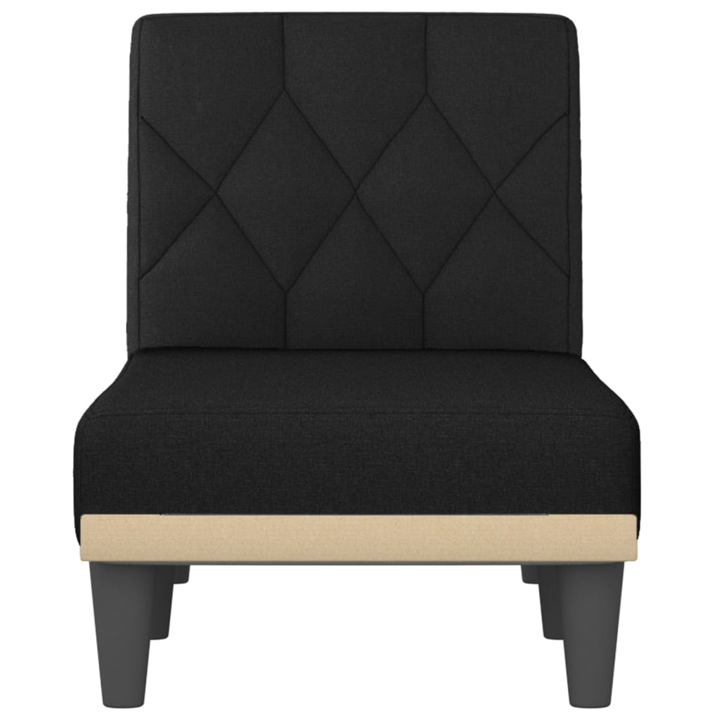 Chaise longue noir tissu - XIOS