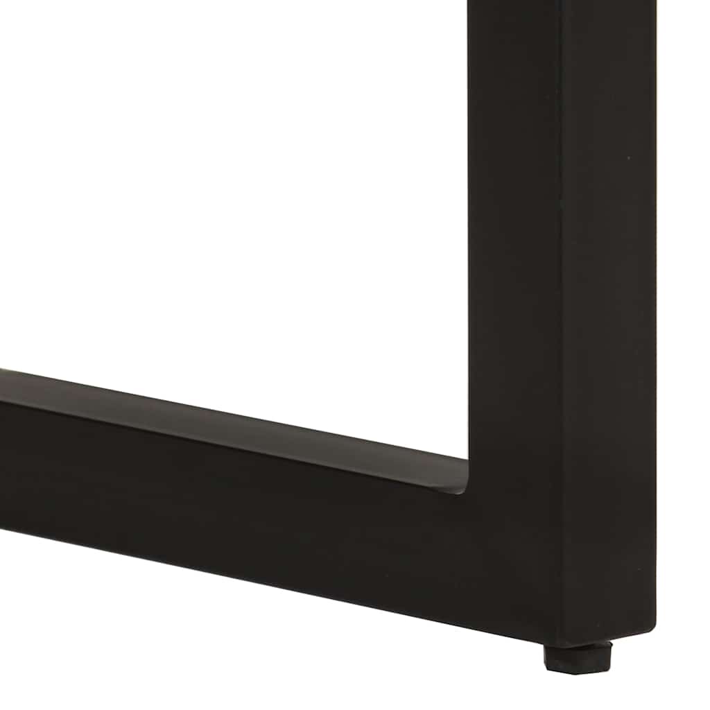 Table console 110x35x76 cm bois de manguier massif brut - XIOS