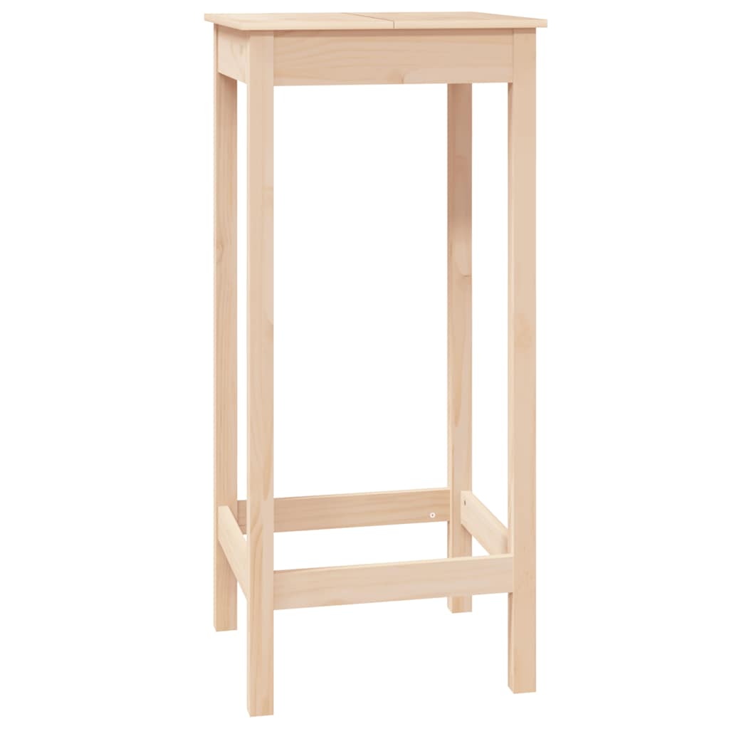 Table de bar 50x50x110 cm bois massif de pin - XIOS