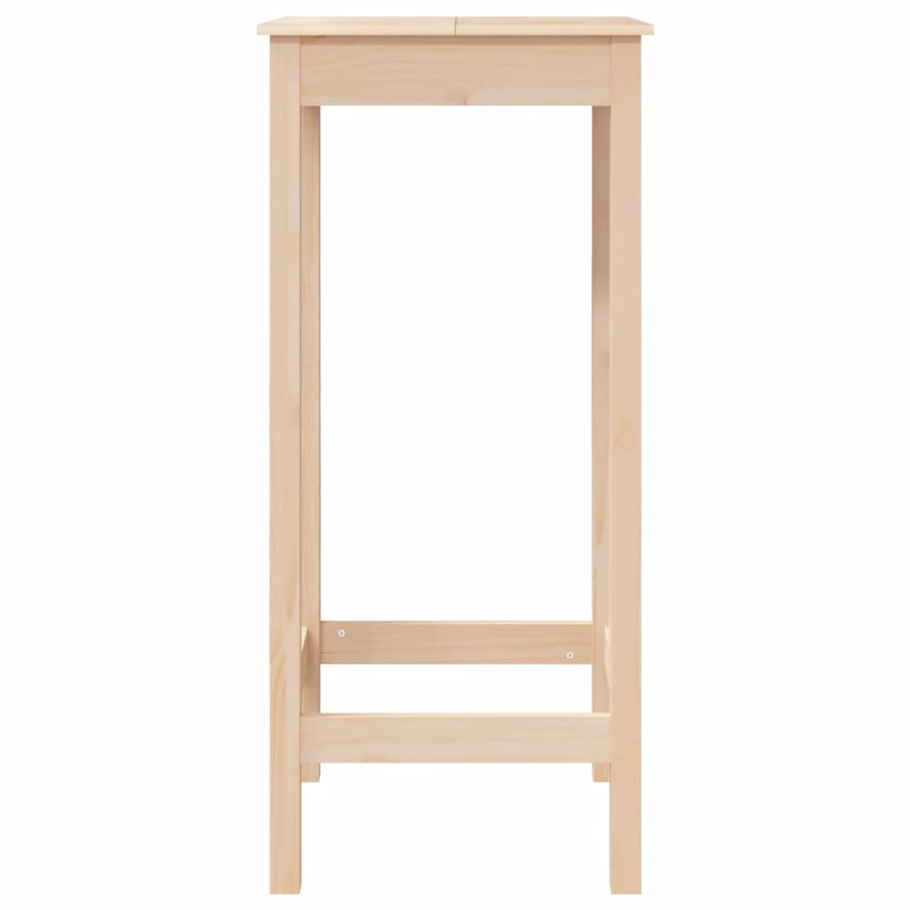 Table de bar 50x50x110 cm bois massif de pin - XIOS