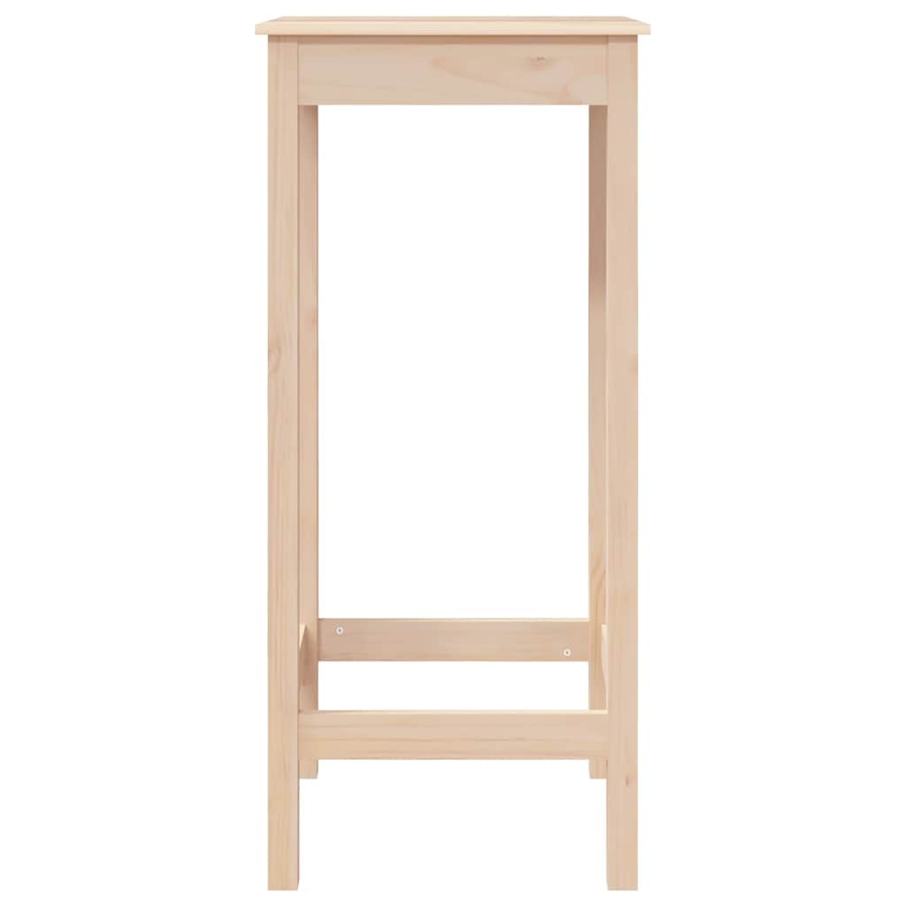 Table de bar 50x50x110 cm bois massif de pin - XIOS