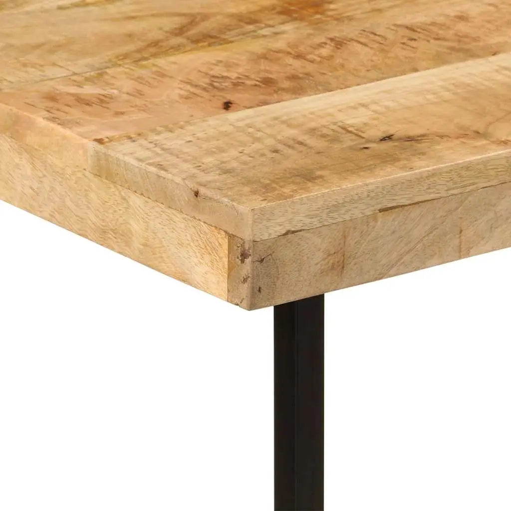 Bureau 165x110x77 cm bois massif de manguier et fer - XIOS