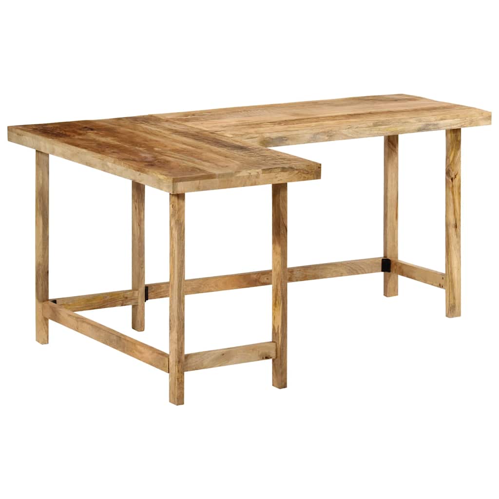 Bureau 165x110x75 cm bois massif de manguier