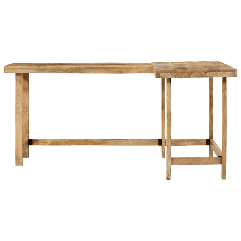 Bureau 165x110x75 cm bois massif de manguier